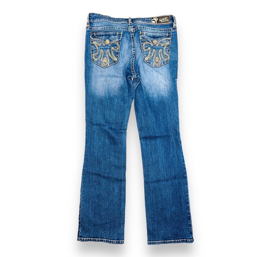 C5 MEK‎ Denim Jeans Harrison Slim Boot 31 Low Rise Bootcut Y2K Women's